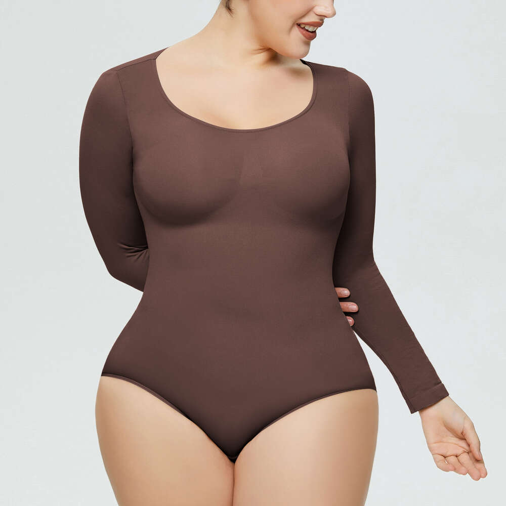 Women's Long Sleeved Corset Jumpsuit, Body Shaper Seamless Jumpsuit F41827
