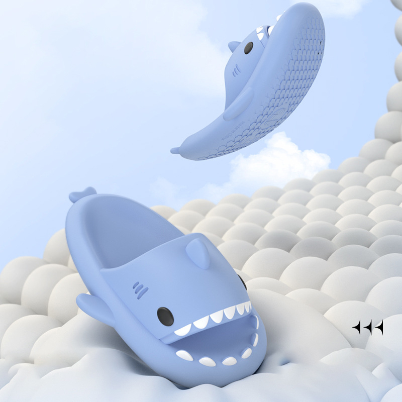 Female Shark Summer Indoor And Outdoor Home Bathroom Thick Sole Durable Couple Cool Slippers Male