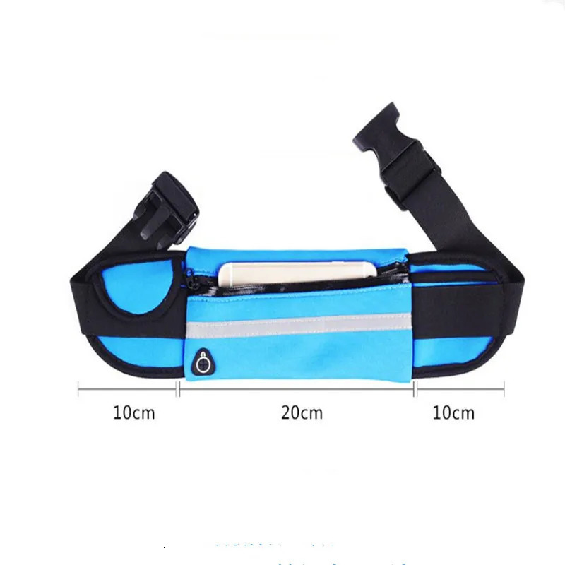 Men Women Waistbag Marathon Running Outdoor Riding Fitness With Water Bottle Waterproof Phone Sport Male Female Belt Waist Bags 241118