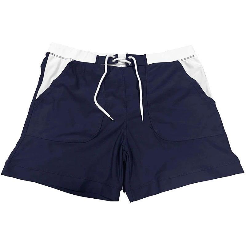 MAGCOMSEN Mens Swimwear Shorts Summer Quick Dry Swimming Trunks Surf Board Boxer Briefs Swimsuit Beach Sunbathing 240417