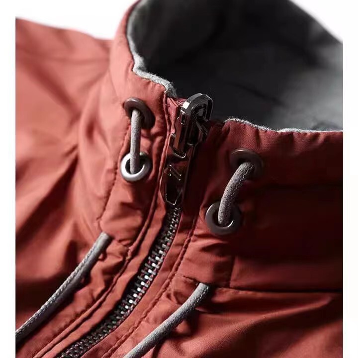 Chinese Brand Free Shipping High-End Men's Reversible Outdoor Vest Stand Up Collar Waterproof Top For Men