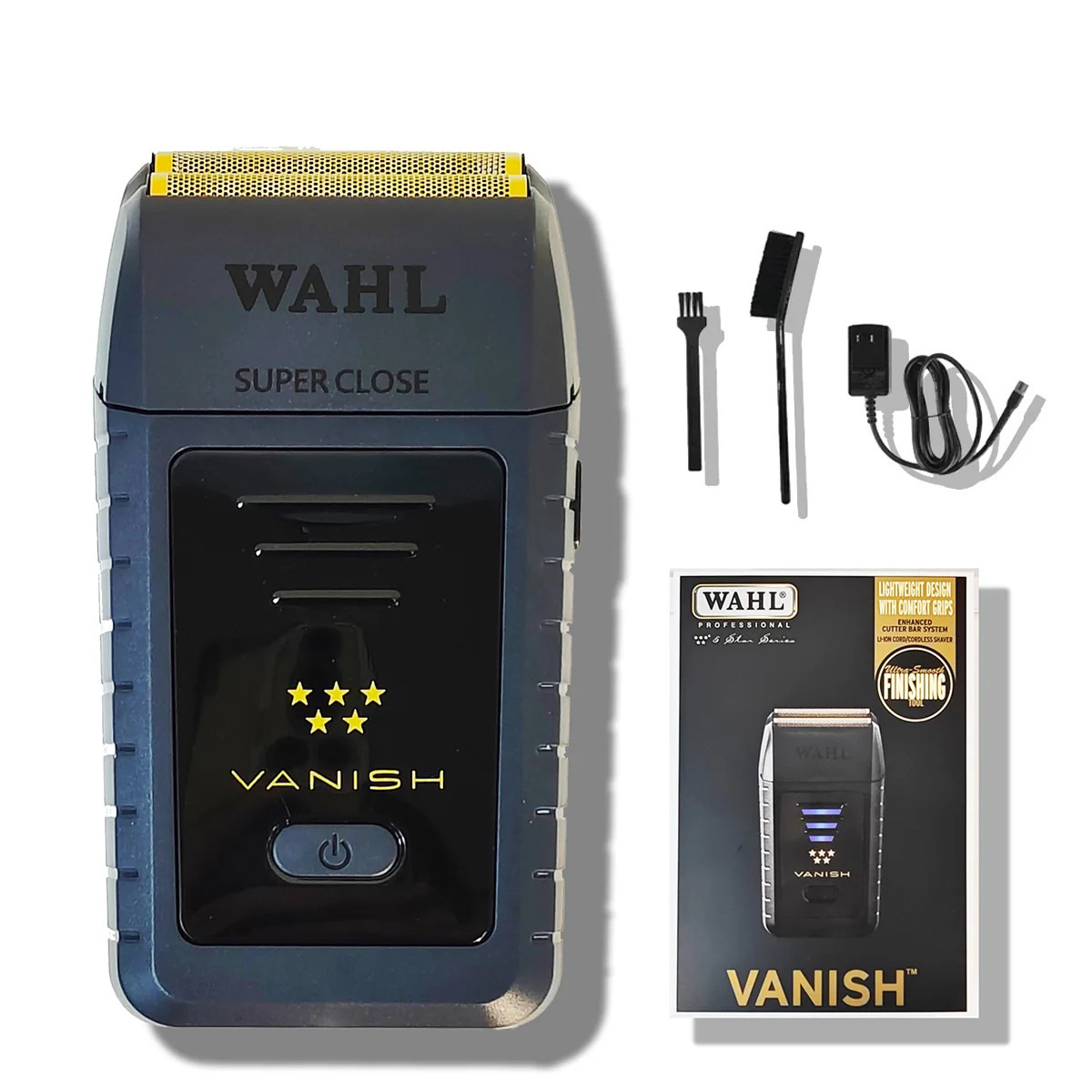 Hair Clippers VANISH 2 Blade Head Whitener Oil Head Wash Razor Five stars Rechargeable Shaver Home Salon Mens Trimmer Bald Hair Clipper 240412 S247197