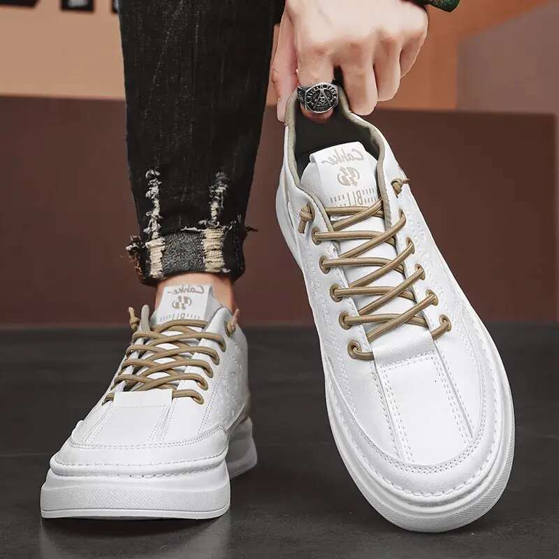 CYYTL Mens Shoes Sneakers Casual Leather Skateboard Outdoor Fashion Platform Designer Sports Walking Running Male Tennis c03b