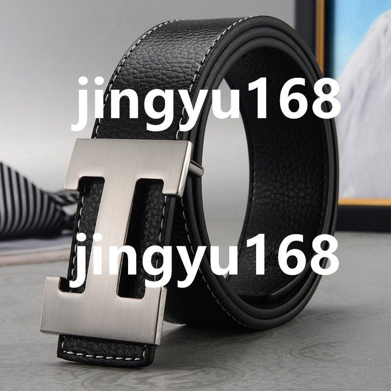 Belts for Men Designer Luxurys Men Womens Genuine Leather Belts Women Fashion Waistband Cintura Ceinture Golden Silver Buckle Belt Width 3.8cm