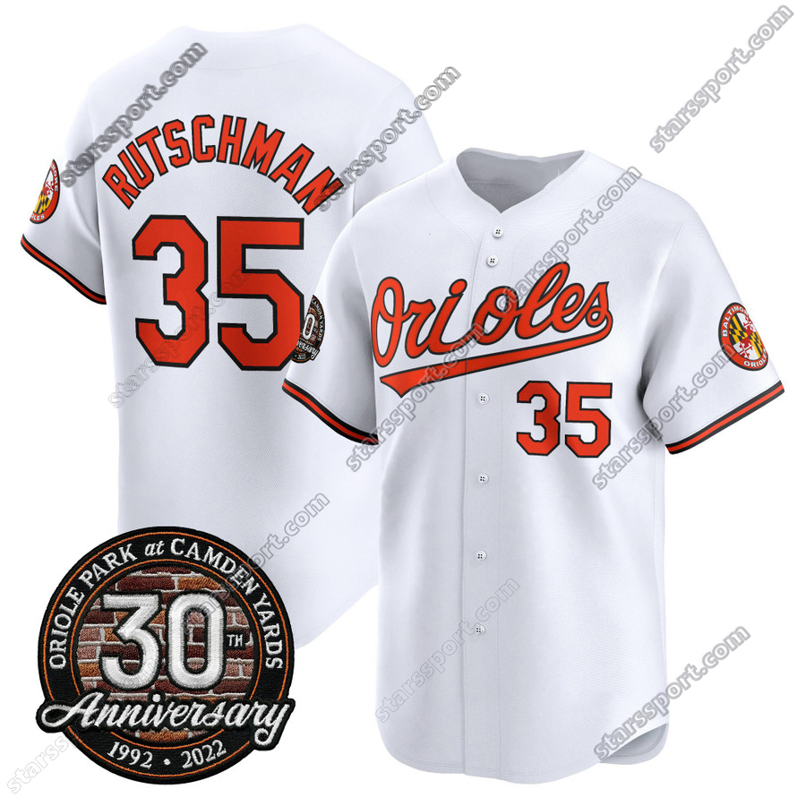 35 Adley Rutschman Jackson Holliday 2024 Orioles Jersey Gunnar Henderson 5 Robinson Patch Cal Ripken Jr. Bautista Corbin Burnes Santander Mullins Moun