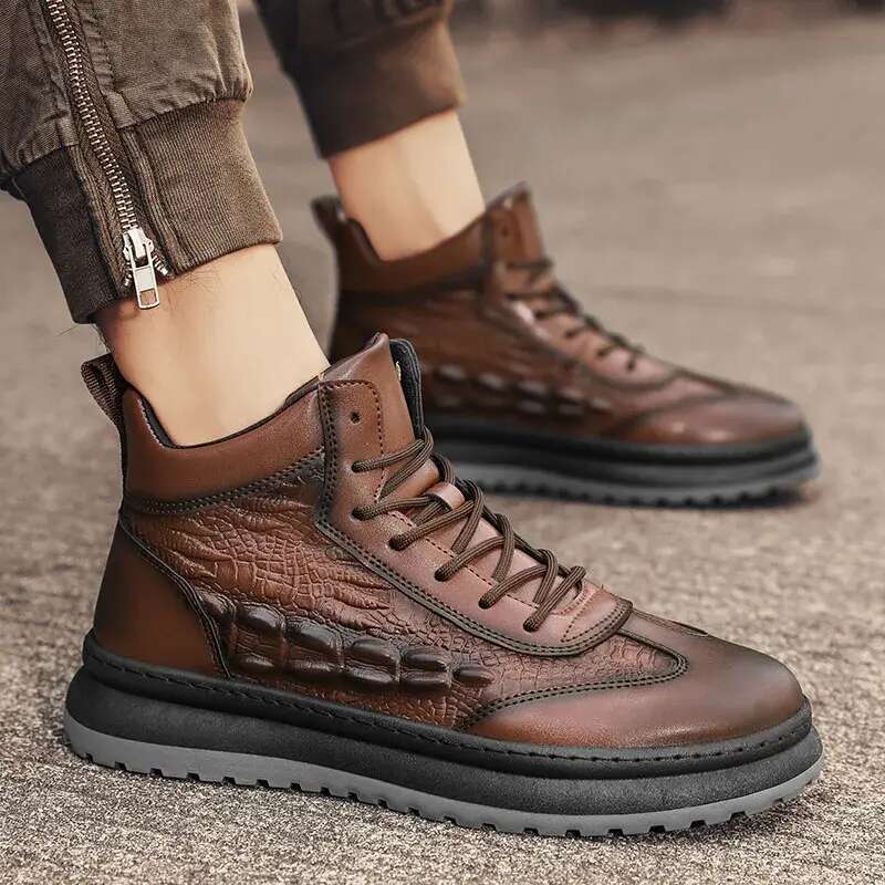 CYYTL Casual Shoes For Men Sneakers Leather Platform Summer Outdoor Sports Work Designer Ankle Running Skateboard Tennis 232d