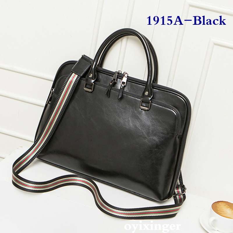 OYIER New Women's Briefcase Leather Business Shoulder Bag Women's Designer Office Laptop Bag Suitable For 13 Inch 14 Inch Book Handbag - view 5