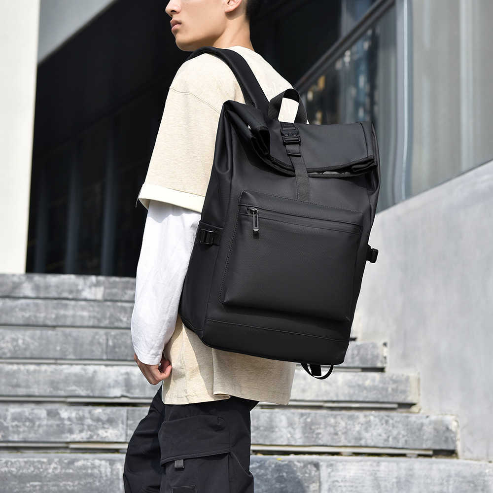 Trendy Business Commuter Backpack Outdoor Travel Student Sports Backpack Short Distance Travel Versatile Computer Bag