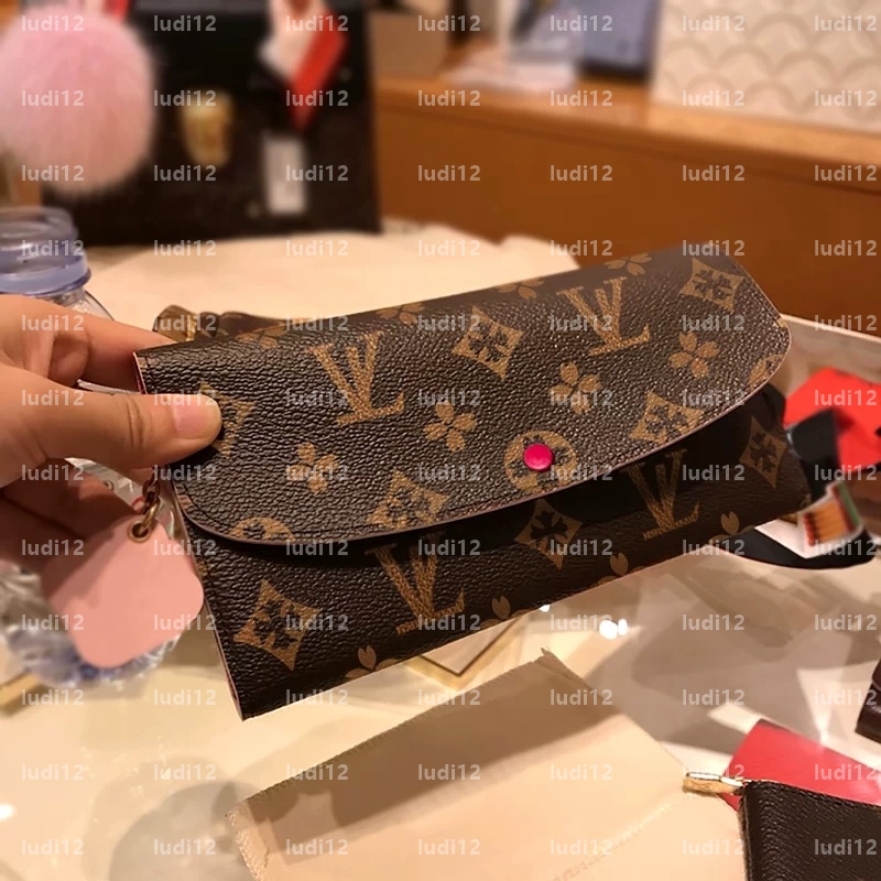 designer bag Top quality Womens billfold zippy wallet victorine wallet emilie purse mirror quality pocketbook passport holder coin bag fashion leather purse 17A