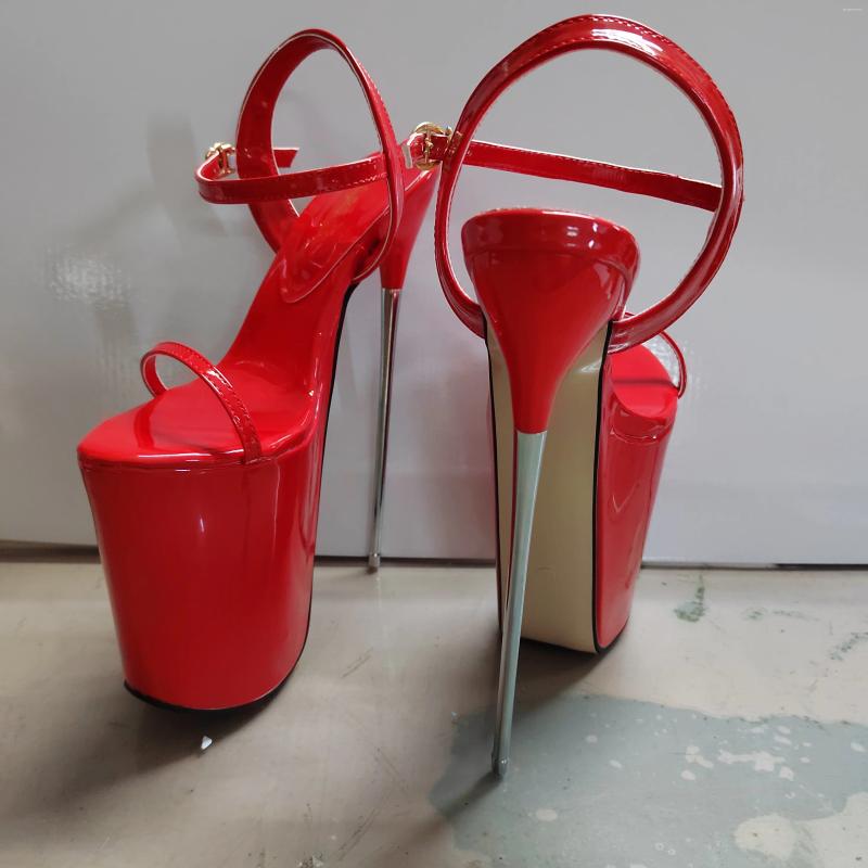 2025 S Fashion Designer Sandals SDTRFT Cm Metal Super Thin High Heels Platform Buckle Shoes Woman Pumps SUMMER Peep Toe Bridal Catwalk Shows Stilettos
