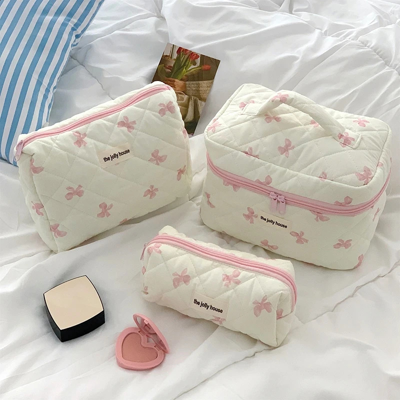 Large capacity makeup bag multifunctional face wash bag portable toilet bag cosmetics zipper bag handbag 241118