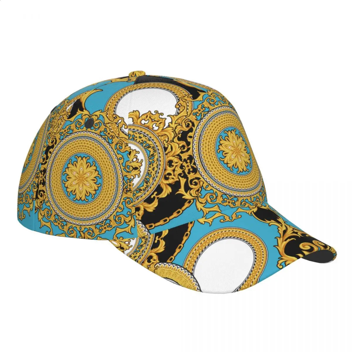 modern Baroque chain outdoor sports hat mens baseball hat mens Visor hat baseball hat street hip-hop hat golf hat mens 241119
