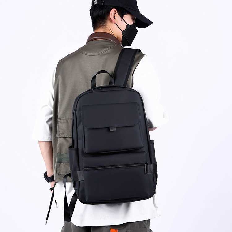 Leisure backpack, men's fashionable business backpack, college student backpack, large capacity waterproof travel backpack