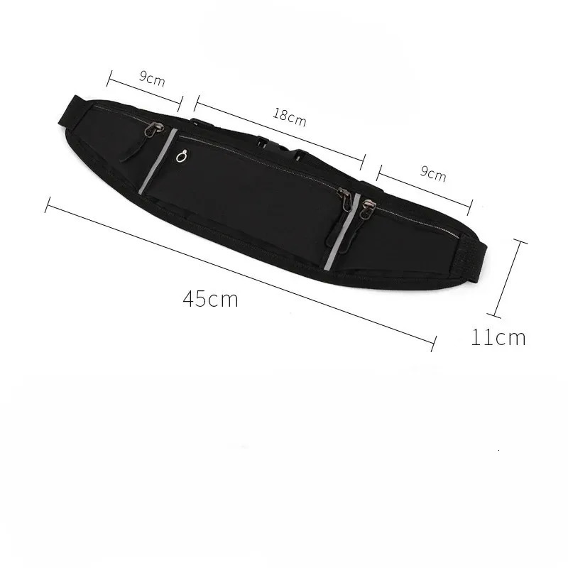 Causal Waist Pack Waterproof Sport Bag Women Men Multifunctional Running Fashion Phone Chest Handbag 241118