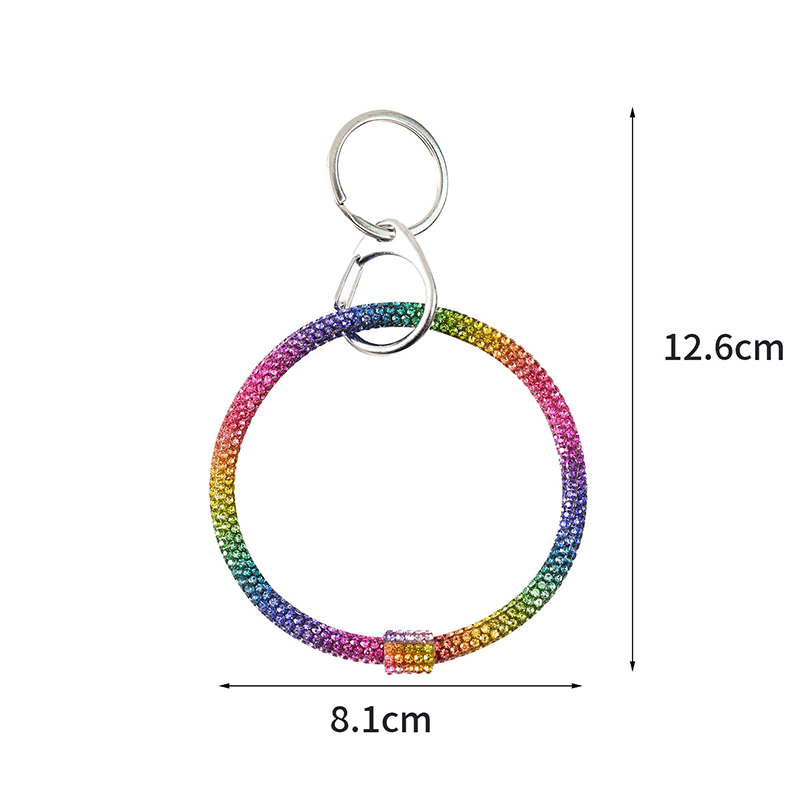 Fashion Diamond Bracelet Keychain Pendant Wrist keychains Sports Accessories Key Chain Keyring