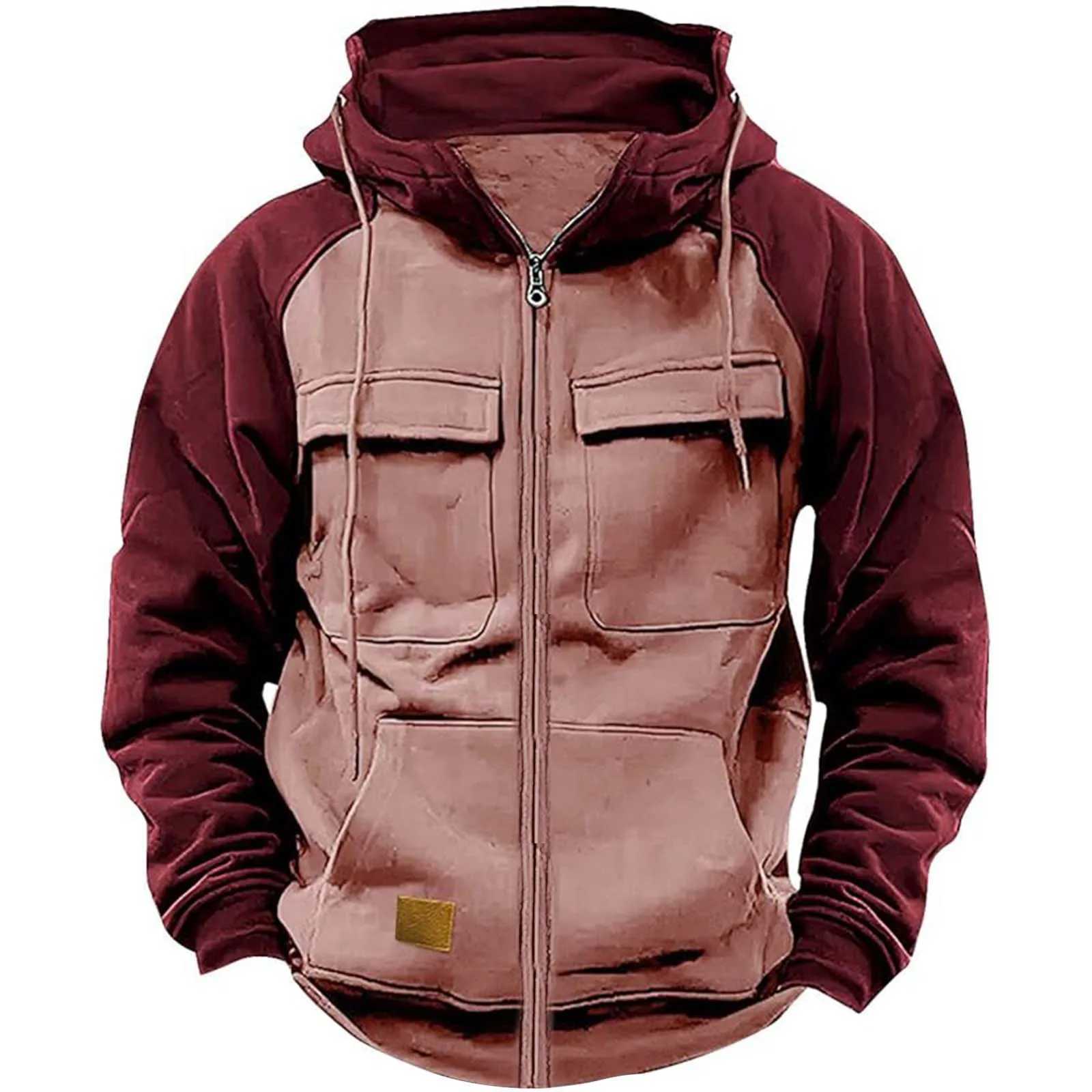 New Arrival Tactical Hoodie Mens Half Zipper Solid Warm Fce Sweatshirt with LTI Pocket M Hoodie Jacket Thick Outdoor Hoodie Z241118