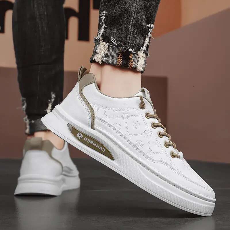 CYYTL Mens Shoes Sneakers Casual Leather Skateboard Outdoor Fashion Platform Designer Sports Walking Running Male Tennis c03b