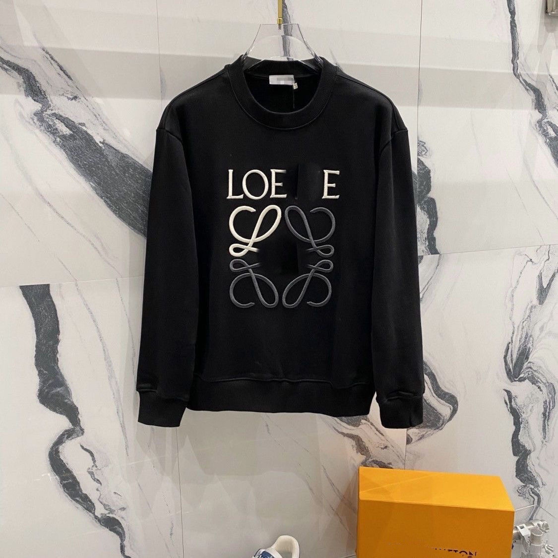 2024 Fashion designer trend new letter-printed pattern comfortable crewneck hoodie top for men and women high quality top
