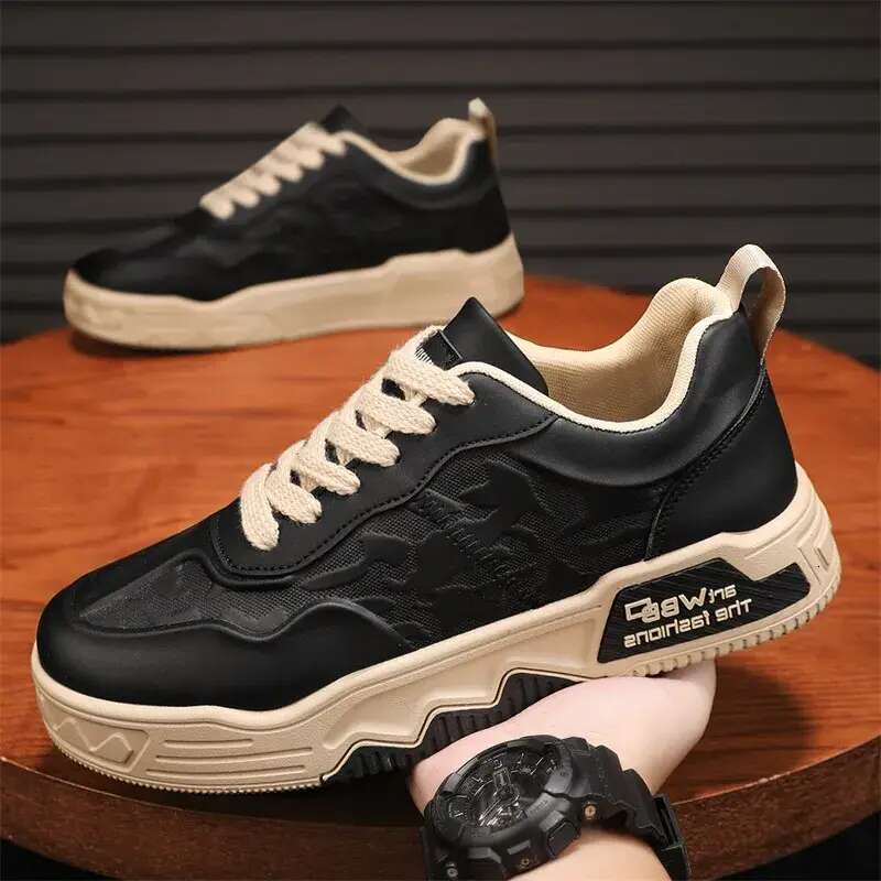 CYYTL Skateboard Shoes Leather Mens Sneakers Casual Outdoor Platform Fashion Designer Sports Walking Running Work Tennis f8c9