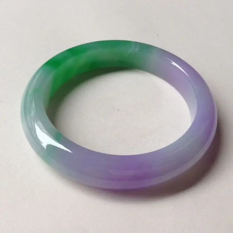 Myanmar Jewelry Natural Jade Lamp Jade Bracelet 54-62mm Elegant Princess Bracelet Gift 241119
