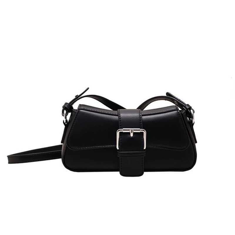 Solid color leather cross body bag suitable for women luxury designers lingerie shoulder bags 2024 trend fashion womens handbags and wallets Y250319