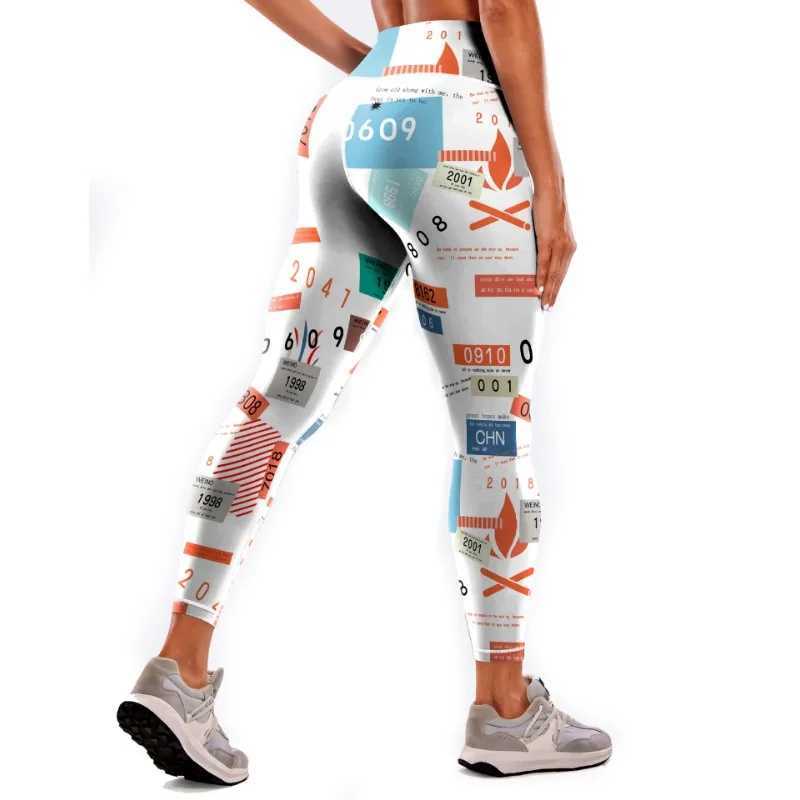 New Arrival Seamss high waisted nude fall printed pants Wens Hip lifting ggings quick drying exercise yoga clothing gym leggings Wens Hip lifting ggin