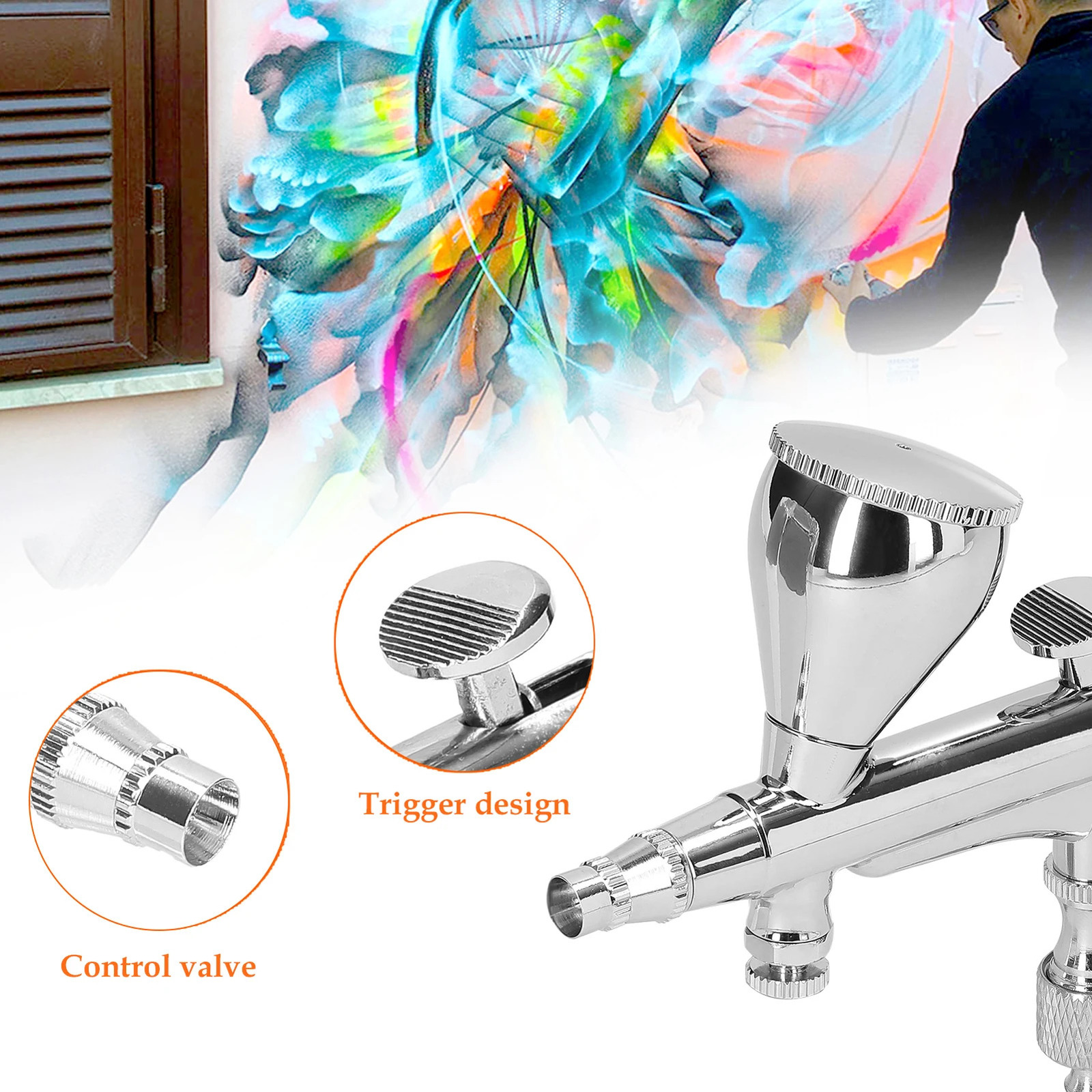 T218 T130 T182C Multipurpose Professional 0m Airbrush for Model Making DIY Art Painting Kit 240408