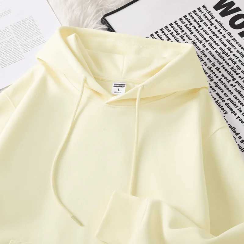 New Arrival 350g Oversi Mens Hoodie Plow High Quality Autumn Casual Hoodie Heavy Cotton M Custi Printed Blank Loose Jumper Z241118