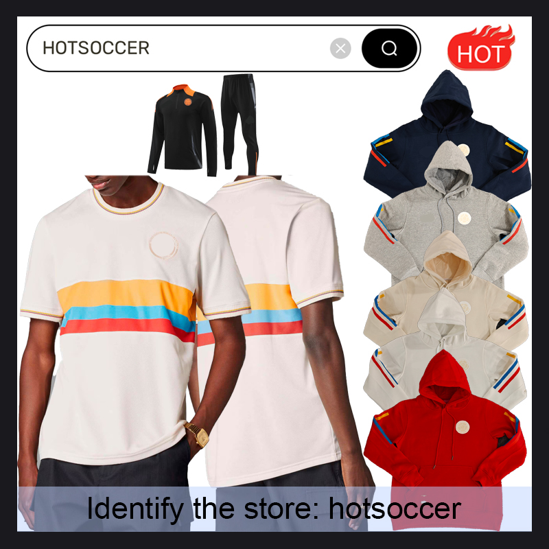 100th Anniversary Edition ColOMbiA JAMES Soccer Jerseys 2025 CoLUmBla National Team Football Half zip sportswear, long sleeved training clothes