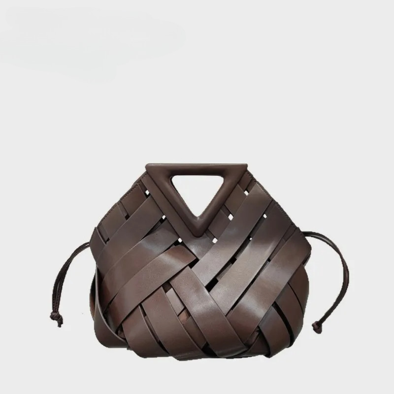 Women's Original Designer Hobo Knotted Bag Handbag Weave Big Hollow Out Shoulder Bags For Women Bolsos Patent Leather BagVoyage