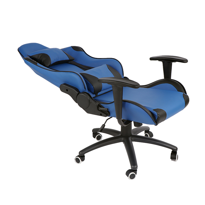 Adjustable Height & Reclining Ergonomic E-Sports Gaming Chair in Black