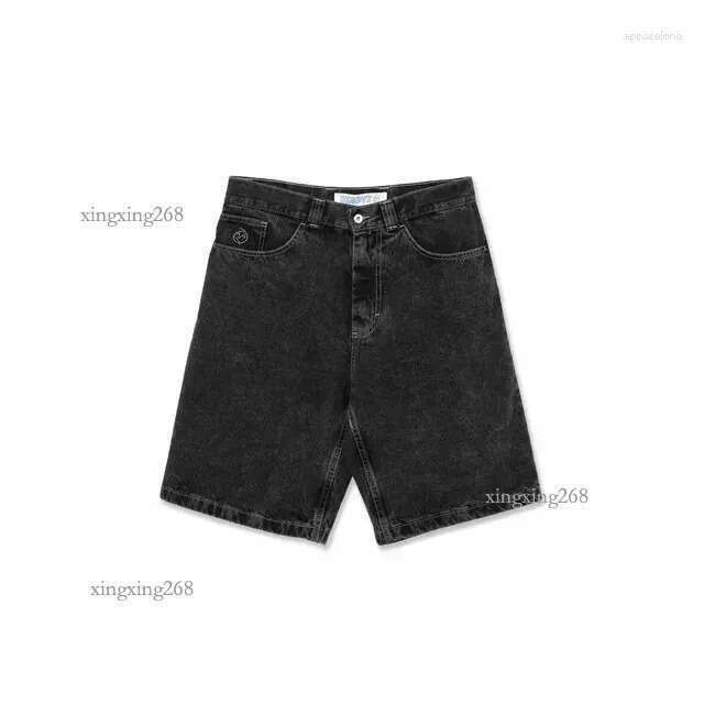 Men's Shorts Streetwear Short Jeans Mens Womens Harajuku Hip Hop Retro Patchwork Baggy Denim Gym Casual Basketball