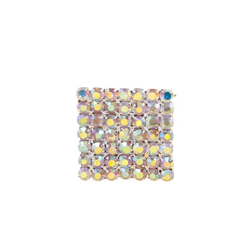 Cluster Rings Square 5PCS /LOT Personalized Water Shape Rhinestone Ring with Adjustable Punk Jewelry
