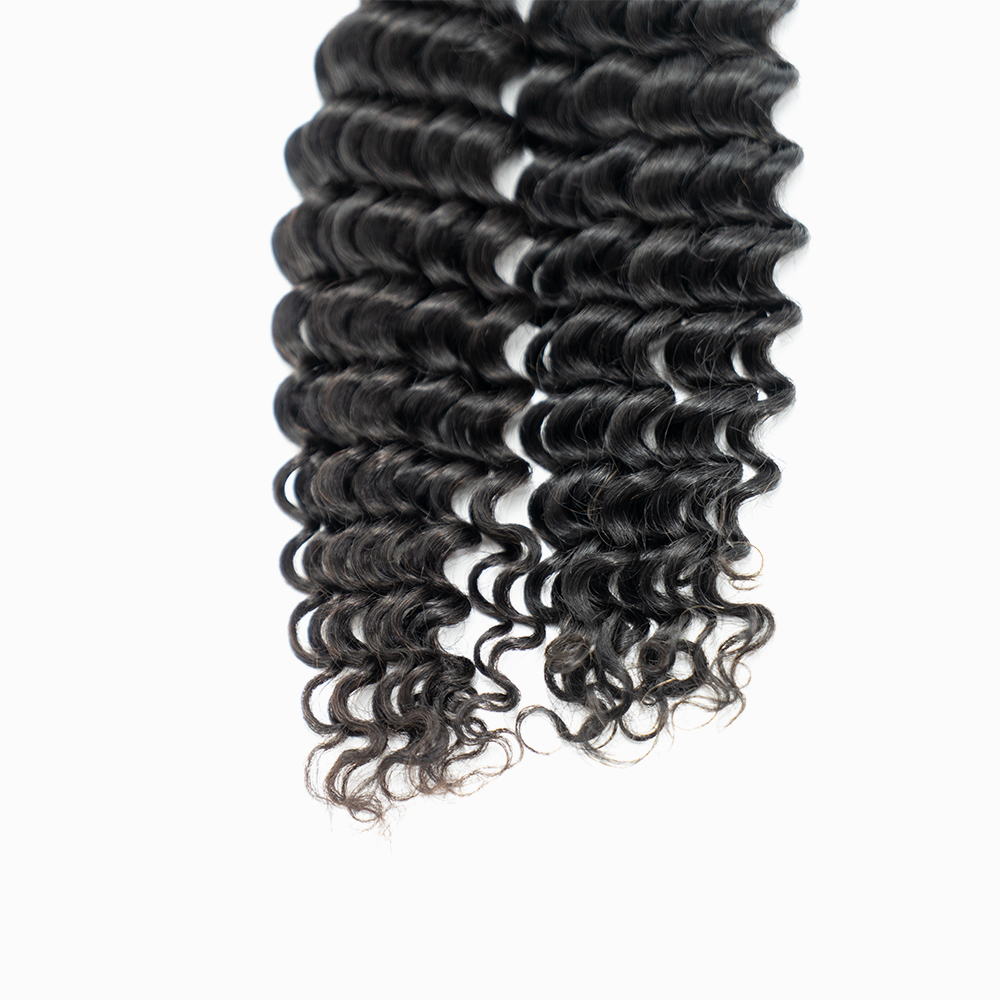 Hannah product Boho Braids 3 bundles 150g Deep Curly Brazilian Bulk Human Hair For Braiding Unprocessed Human Braiding Hair Bulk No Weft