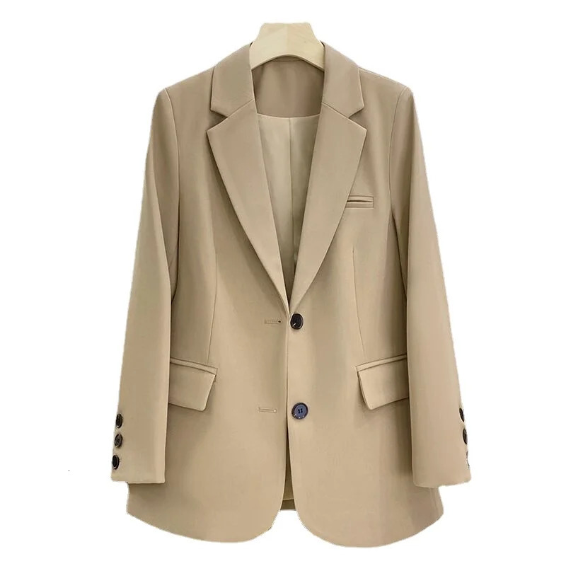 Womans Oversize Blazers Pink Small Suit Womens Coat Casual Small Loose Korean Version Small Suit Office Lady Casual Blazer Coat 240407