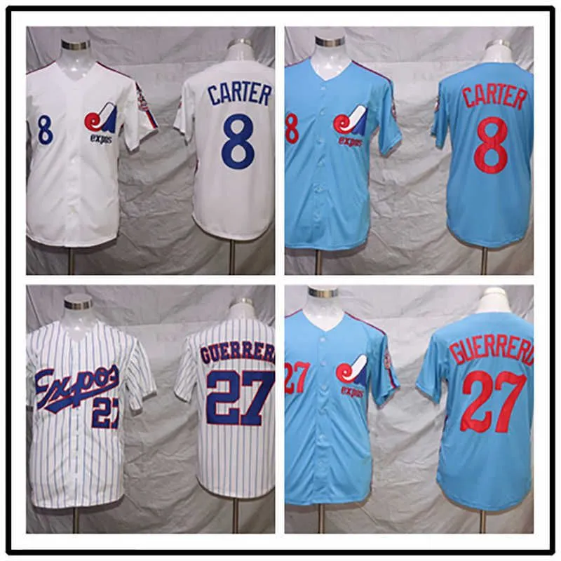 Custom Montreal Expos Baseball Jerseys Andre Dawson Gary Carter Pete Rose Tony Perez Vladimir Guerrero Tim Raines 33 Larry Walker Steve Rodgers Jersey