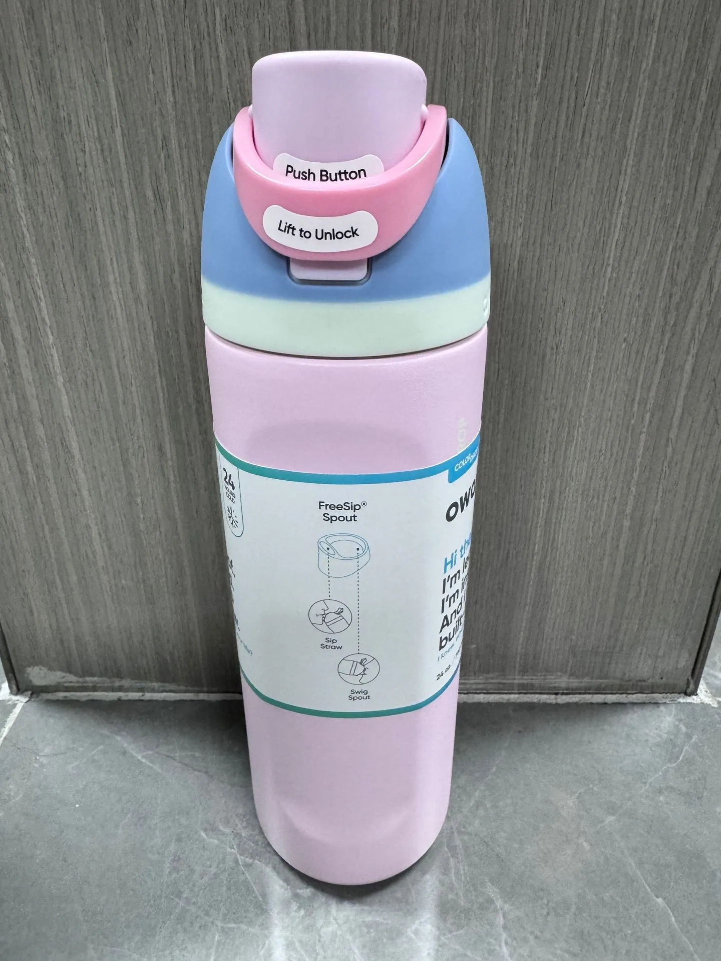 New 24OZ 32OZ Portaable Insulated Stainless Steel Water Bottle with Straw BPA-Free Sports Dring Cups Mugs