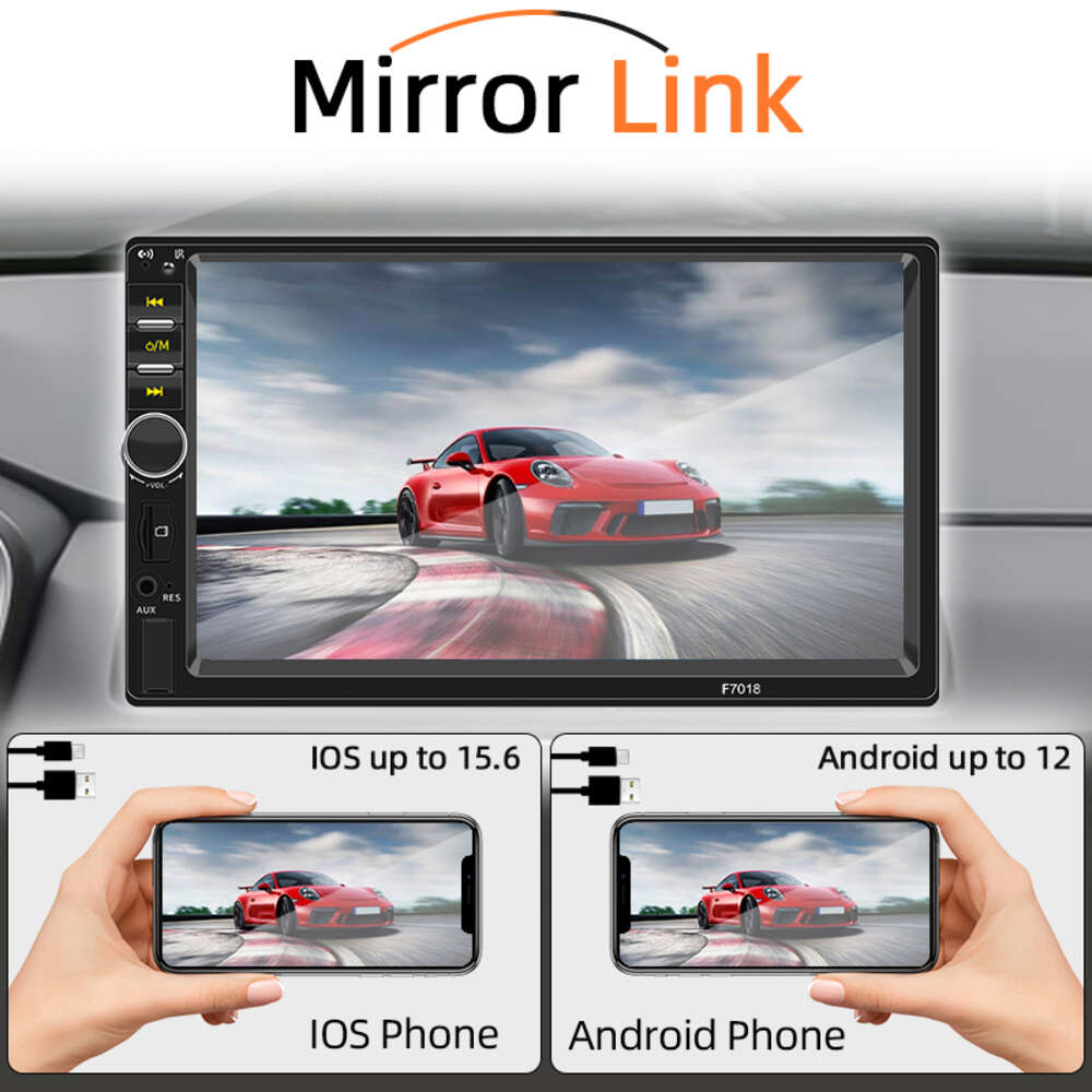 Carplay Android Auto Car Radio 2 Din Multimedia Video Mp5 Player 7inch Touch Screen Bluetooth with Remote Control Car dvd