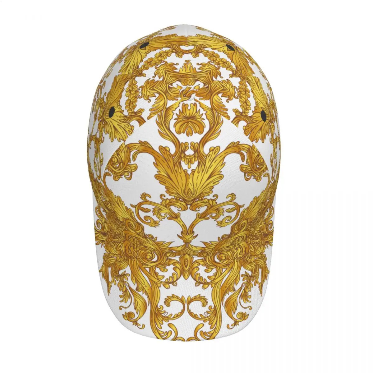 Golden Baroque Outdoor Sports Hat Baseball Hat Mens Visor Hat Baseball Hat Street Hip Hop Hat Golf Hat Mens 241119