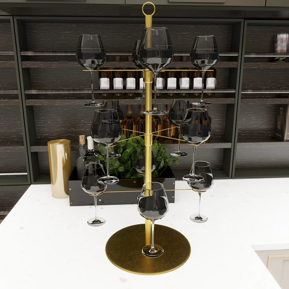 Champagne Tower Party Metal Beverage Tower Champagne Glass Bracket 3-12 Layers Bracket Bar Rack Cocktail Tree Rack 241115