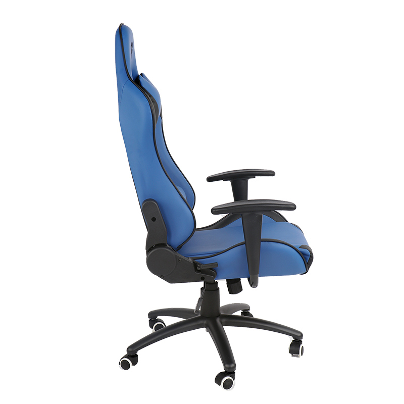 Adjustable Height & Reclining Ergonomic E-Sports Gaming Chair in Black