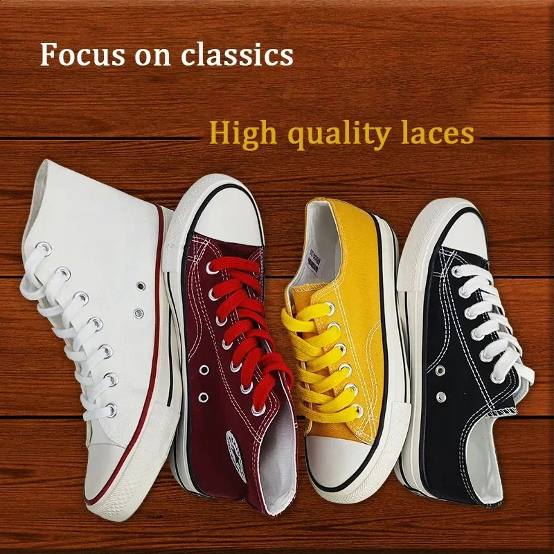 1Pair Canvas Casual Flat Shoelace Cotton Shoelaces Tennis Sneakers Shoe laces 80100120140160CM Laces for Shoes Accesories 241118