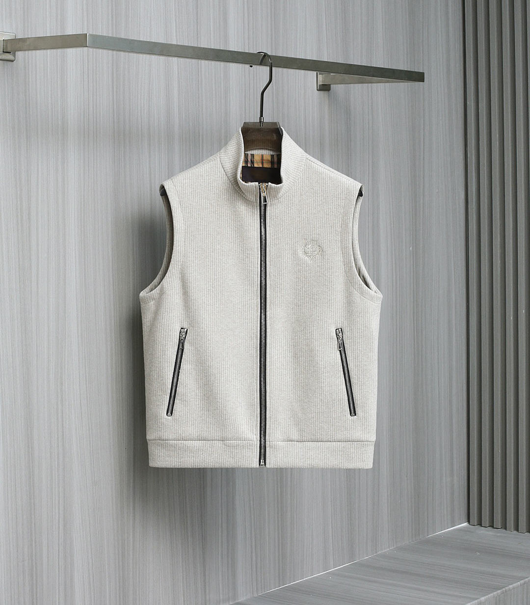 BLLIYOSS Leisure Vest Men 2024 New High Quality Old Money Minimalist Soft Exquisite Size M-3Xl Europe Italy High-End Versatile