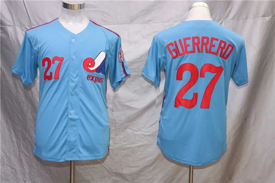 Custom Montreal Expos Baseball Jerseys Andre Dawson Gary Carter Pete Rose Tony Perez Vladimir Guerrero Tim Raines 33 Larry Walker Steve Rodgers Jersey