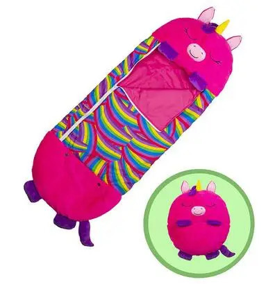 Baby Caroon foldable sleeping Bag winter Envelope sleep thermal sack Cotton kids sleepsack in the carriage wheelchairs 240415