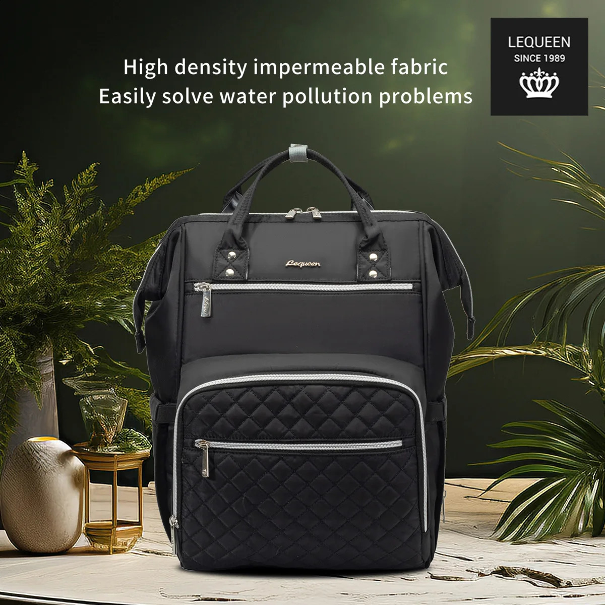 LEQUEEN Diaper Bag Backpack Large Capacity Travel Bag Style Waterproof Multifunctional Maternity Mother Baby Stroller Bags 250106