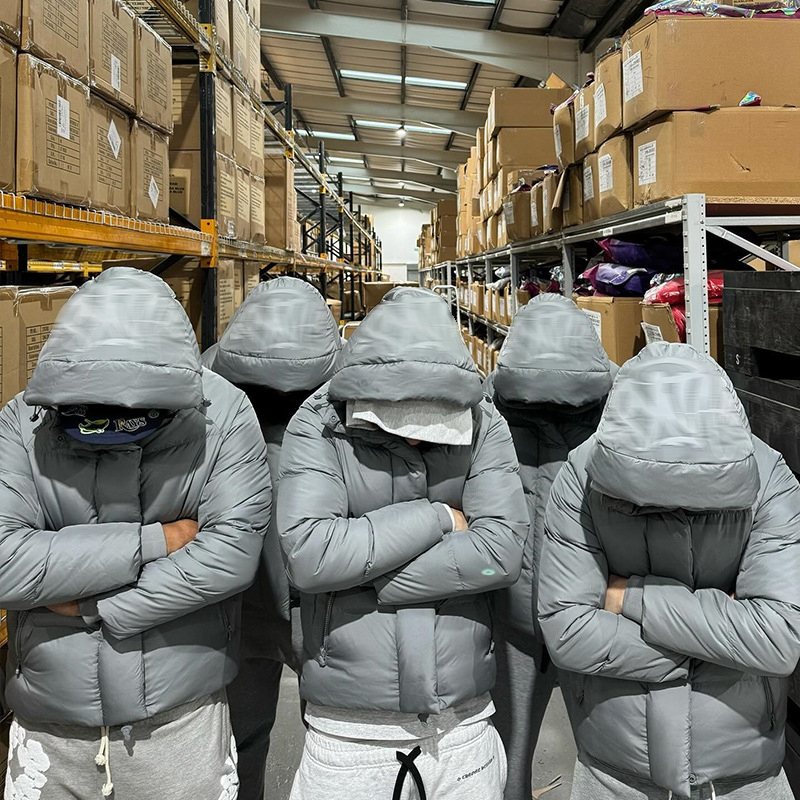 Designer Mens Down Puffer Jacket Letter Print Winter Jacket Street Hip Hop Windproof Hooded Cotton Coat Men