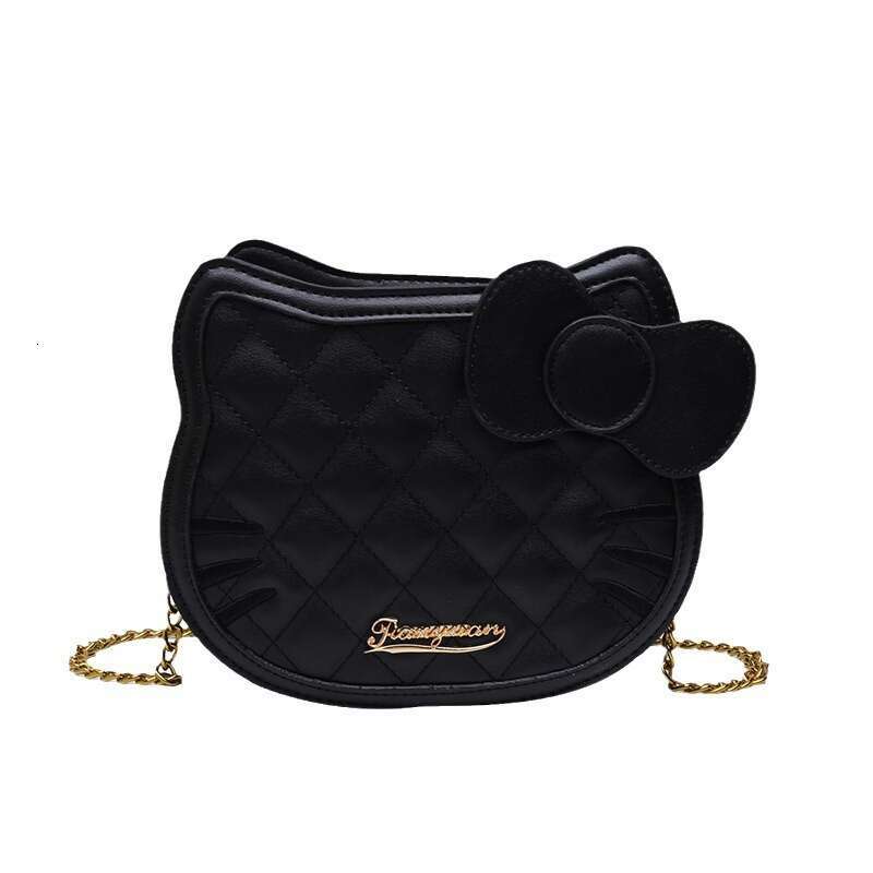 2024 new single shoulder crossbody KT niche diamond grid chain versatile small cute women's bag