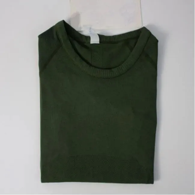 Women T-Shirts top Yoga High-Elastic Breathable Running Top Quick Drying Seamless Short Sleeve Sport-Cycling Gym good Women's T-Shirt gym set gym