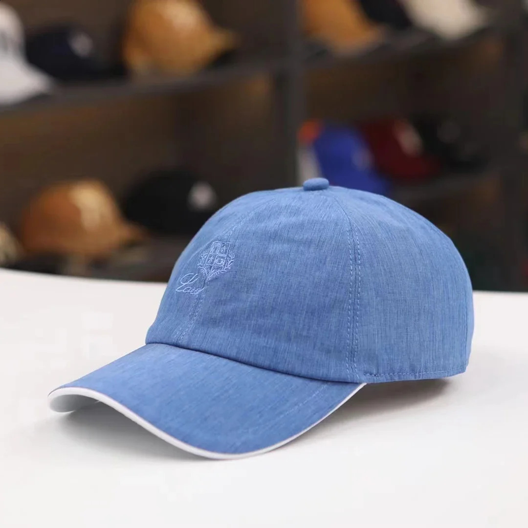 ZEMKY Baseball Hat Solid Color Flat Simple Leisure Outdoor Sports Hat Sunscreen Embroidered Hat ed Hat Old Money Hat 241119